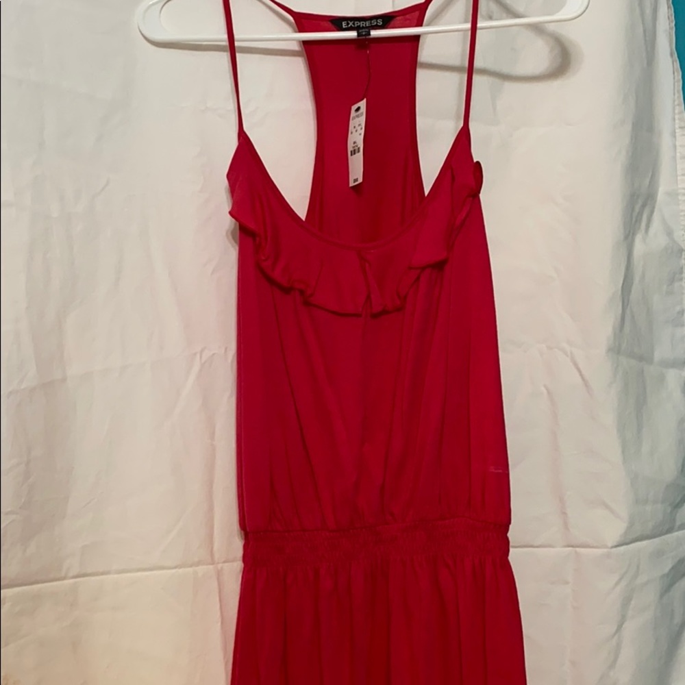 Express hot pink summer dress